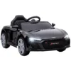 Kinder Elektroauto 12V Kinderauto Met Afstandsbediening Lithium Batterij 2 Motor Zachte Start Achterwielophanging Zwart