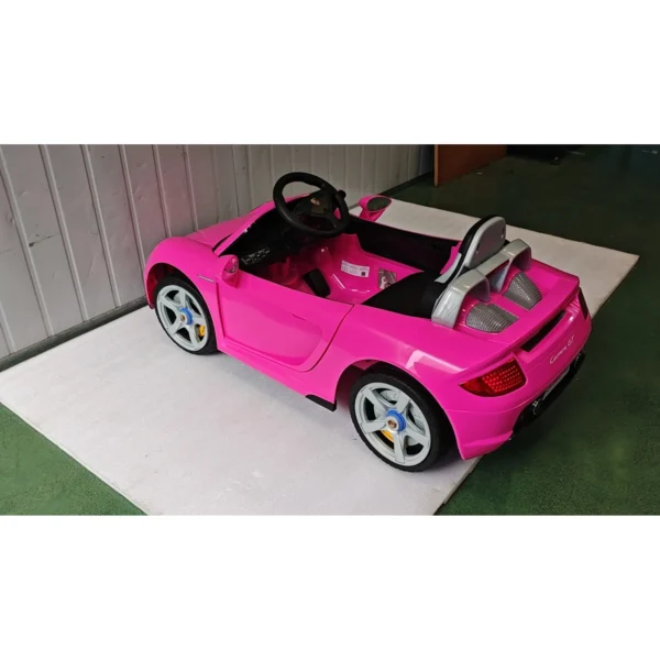 Kinder Elektroauto Porsche 12V Kinderauto Met Lithium Accu Afstandsbediening 2 Motoren Zachte Start Achterwielophanging
