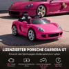 Kinder Elektroauto Porsche 12V Kinderauto Met Lithium Accu Afstandsbediening 2 Motoren Zachte Start Achterwielophanging