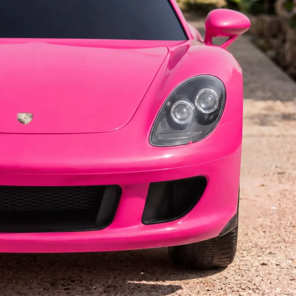Kinder Elektroauto Porsche 12V Kinderauto Met Lithium Accu Afstandsbediening 2 Motoren Zachte Start Achterwielophanging