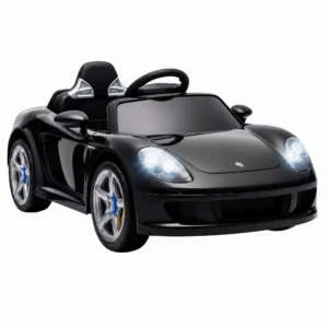 Kinder Elektroauto Porsche 12V Kinderauto Met Lithium Batterij Afstandsbediening 2 Motoren Zachte Start Achterwielophanging