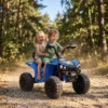 Kinder Quad Elektrisch 24V 2 Zitter Elektrisch ATV 4 6 Km/u Kinderquad Met Lithium Batterij 2 120W Motoren 4 Wiel Ophanging