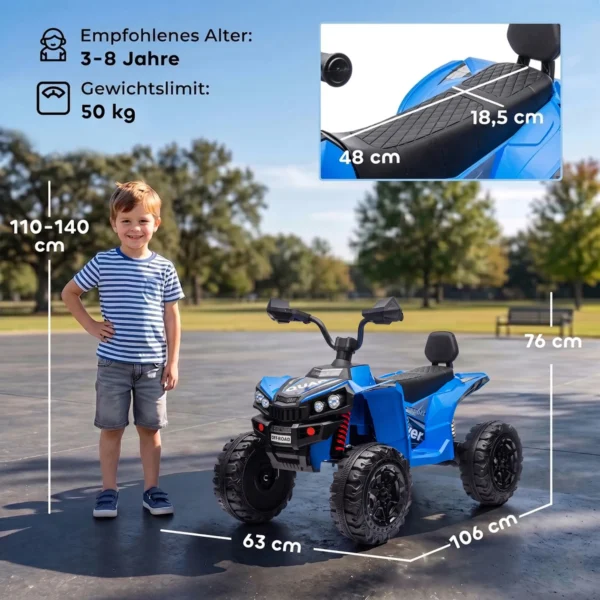 Kinder Quad Elektrisch 24V 2 Zitter Elektrisch ATV 4 6 Km/u Kinderquad Met Lithium Batterij 2 120W Motoren 4 Wiel Ophanging