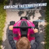 Kinder Quad Elektrisch 6V Kinderquad Met Lithium Batterij Vooruitfunctie Stuurknop Besturing 1,5 2 Jaar Helder Rood