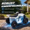 Kinder Quad Elektro 6V Kinderquad Met Lithium Accu Voorwaartse Functie Stuurknop Bediening 1,5 2 Jaar Wit
