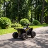 Kinder Quad Elektro 6V Kinderquad Met Lithium Accu Voorwaartse Functie Stuurknop Besturing 1,5 2 Jaar Zwart