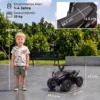 Kinder Quad Elektro 6V Kinderquad Met Lithium Accu Voorwaartse Functie Stuurknop Besturing 1,5 2 Jaar Zwart