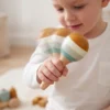 Kinder Schlagzeug 14 teilig Montessori Musikinstrumente Set Mit Trommeln Xylophon Klangholz, Maracas Für 1,5 6 Jahre