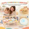 Kinder Schlagzeug 5 in 1 Montessori Musikinstrumente Set Mit Trommeln Xylophon Schlagwerk Für Kinder 1,5 6 Jahre