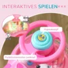 Kinderglijauto Met Muziek, Claxon, Licht, Anti kantelbeveiliging & Opbergruimte Onder De Zitting, 18 36 Maanden, Roze