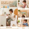 Kindertafel Met Stoel 2 delige Kinderzitgroep Met Lade Afgeronde Randen, Ruimtebesparend Voor Kinderen 3 8