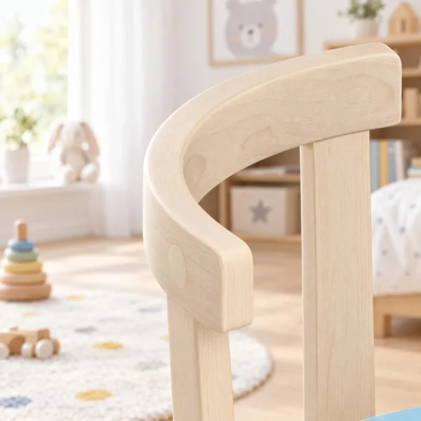 Kindertisch Mit 4 Stühlen 5 teilig Stapelbar Kindersitzgruppe Mit Abgerundete Ecken Für 3 8 Jahren, Mehrfarbig