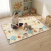 Krabbelmatte Faltbar Beidseitig Spielmatte Baby Mit Fuchsmotiv 200 X 150 Cm Rutschfest Wasserdicht Für Kinder 0 3 Jahre