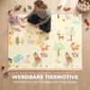 Krabbelmatte Faltbar Beidseitig Spielmatte Baby Mit Fuchsmotiv 200 X 150 Cm Rutschfest Wasserdicht Für Kinder 0 3 Jahre