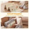 Krabbelmatte Faltbar Beidseitig Spielmatte Baby Mit Fuchsmotiv 200 X 150 Cm Rutschfest Wasserdicht Für Kinder 0 3 Jahre
