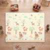 Krabbelmatte Faltbar Beidseitig Spielmatte Baby Mit Fuchsmotiv 200 X 150 Cm Rutschfest Wasserdicht Für Kinder 0 3 Jahre
