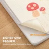 Krabbelmatte Faltbar Beidseitig Spielmatte Baby Mit Verkehrs & Dinosauriermotiv 200 X 180 Cm Für Kinder 0 3 Jahre