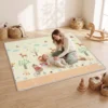 Krabbelmatte Faltbar Beidseitig Spielmatte Baby Mit Waldtieren & Naturmotiv 200 X 180 Cm Für Kinder 0 3 Jahre