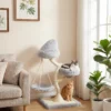Krabpaal 115 Cm Hoog Kattenboom Met Boomvorm 2 Wasbare Bedden Hangmat Sisal Krabstam, Voor Katten Onder De 6 Kg