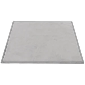 Kruipmat 3 Cm Dikke Speelmat Baby Met Zachte Flanel 150 X 180 Cm Antislip Waterafstotend Lichtgrijs