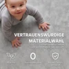 Kruipmat 3 Cm Dikke Speelmat Baby Met Zachte Flanel 150 X 180 Cm Antislip Waterafstotend Lichtgrijs