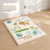 Kruipmat Speelmat Baby Met Dierenbosmotief Zachte Flanel 150 X 200 Cm Antislip, Waterafstotend 0 3 Jaar
