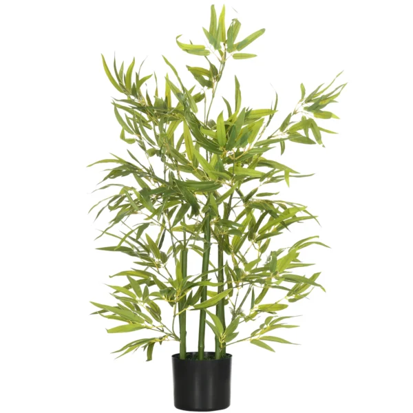 Kunstmatige Boom, Kunstplant, 5 Stammen, 504 Bladeren, Stevige Pot, Kunststof