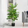 Kunstplant, Plastic Plant, Cementpot, Binnen En Buiten, 120 Cm, Groen