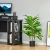 Kunstplant, Plastic Plant, Cementpot, Binnen En Buiten, 95 Cm, Groen