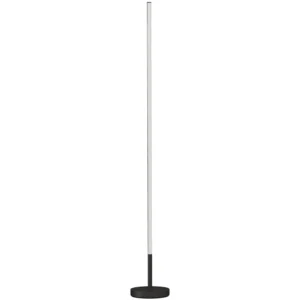 LED hoeklamp, Moderne Staande Lamp, 1450 Lm, 3 Helderheidsniveaus, Voetschakelaar, 3000 K, Woon /slaapkamer, Zwart