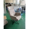 Loungesessel 360 Grad Drehbar Relaxsessel Mit Hocker Beige