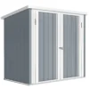 Metalen Apparatenhuis 1,1 M², Gereedschapsschuur Met Lessenaarsdak Afsluitbare Dubbele Deuren, 147 X 86 X 134 Cm