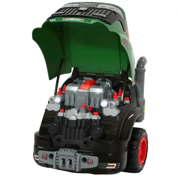 Motorspeelgoed Kinderen 60 delig Auto Reparatieset Met Afneembare Onderdelen, Lichtjes, Sproeinevel Geluiden, Stuurwiel