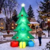 Opblaasbare Kerstboom 300 Cm Met RGB Ster LED licht, Geschenkdozen, XXL IP44 Waterdicht Voor Kerstfeesten