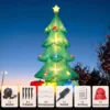 Opblaasbare Kerstboom 300 Cm Met RGB Ster LED licht, Geschenkdozen, XXL IP44 Waterdicht Voor Kerstfeesten