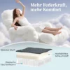 Opsta stoel Met Zachte Bekleding, Relaxstoel Met Afstandsbediening En Zijzakken, Grijs