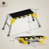 Opvouwbare Aluminium Werkbank Werkplatform Tot 150 Kg, Werkplatform Met Handvat, Antislip Oppervlak