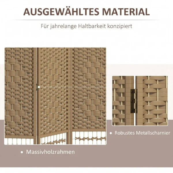 Paravent 6 delig 240 X 170 Cm Opvouwbare Kamerverdeler Scheidingswand Van Golfvezel Scheidingswand Voor Woonkamer