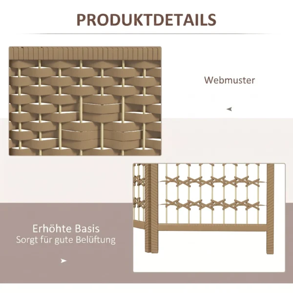 Paravent 6 delig 240 X 170 Cm Opvouwbare Kamerverdeler Scheidingswand Van Golfvezel Scheidingswand Voor Woonkamer