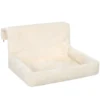 Plüsch Katzenhöhle, Hängende Katzenbett Mit Stahlrahmen, 48x43x26cm, Beige