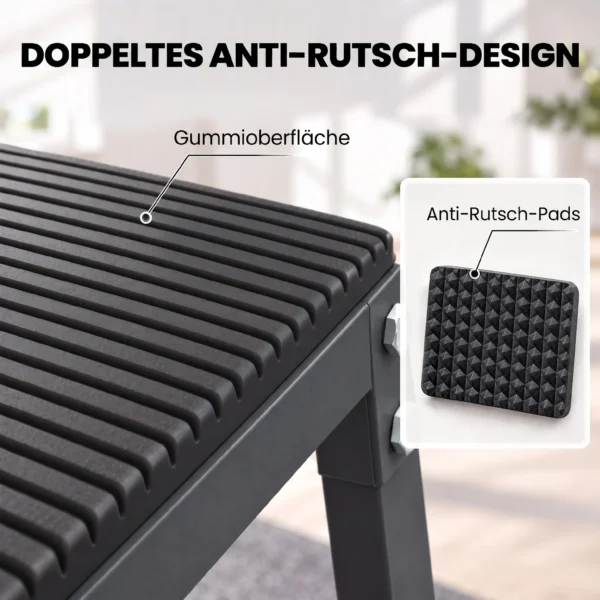 Plyometrische Sprungboxen 3 delige Set 30,5/45,8/61 Cm Stapelbare Plyo Jump Box Gemaakt Van Staal Tot 200 Kg