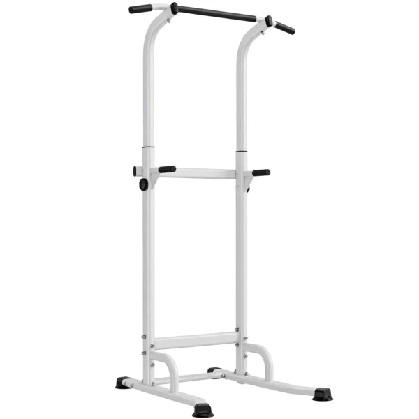 Power Tower In Hoogte Verstelbaar 176,5 227 Cm Dip Station Multifunctioneel Met Stalen Frame 120 Kg Draagvermogen