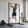 Power Tower Squat Rack Vrijstaande Klimmzugstange Met Verstelbare Breedte Schijvenhouder Landmine