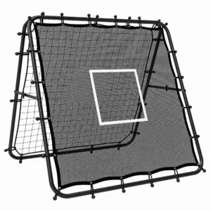 Rebounder Für Fußball Höhe & Breite Verstellbares Doppelseitiges Klappbar Rebounder Netz Mit Ziel 5 Winkeln Stahlrahmen
