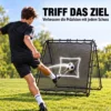 Rebounder Für Fußball Höhe & Breite Verstellbares Doppelseitiges Klappbar Rebounder Netz Mit Ziel 5 Winkeln Stahlrahmen