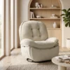 Relaxfauteuil TV fauteuil Met Ligfunctie, Draaibare Relaxstoel Met Schommelfunctie, Voor Woonkamer, Slaapkamer