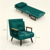 Relaxstoel In Scandinavisch Design, Ligstoel, Leesstoel. Incl. Kussen Met Knoophechting, Zwart + Natuur