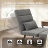 Schlafsessel 3 In 1 Opvouwbare Stoel Met Slaapfunctie, 186 X 60 Cm Schlafsessel Met 5 traps Verstelbare Rugleuning