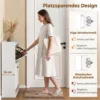 Schuhschrank Mit 2 Klappschubladen, Verstellbaren Trennwänden, Offenem Fach Und Oberer Ablage, Weiß