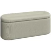 Sitzbank Mit Stauraum Als Polsterbank 116 Cm Grau